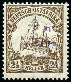 Stamp of Tanganyika » Mafia Island British Occupation 1915 (Jan) 2 1/2h Brown with reddish violet, mint nh