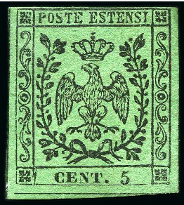 Stamp of Italian States » Modena MODENA Selection used, hinged & fragments