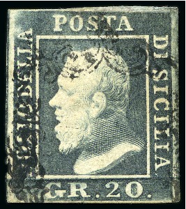 Stamp of Italian States » Sicily Sicily 1859 20Gr used