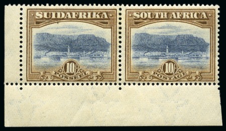 Stamp of South Africa » Union & Republic of South Africa 1927-30 10s bright blue and brown, mint
