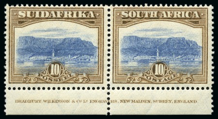 Stamp of South Africa » Union & Republic of South Africa 1927-30 10s bright blue and brown, mint
