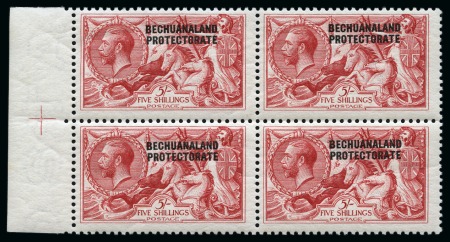 Stamp of Bechuanaland » British Bechuanaland 1913-25 De La Rue 5s rose-carmine