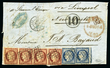 Stamp of France » Collections 1850-1854, Lot de 21 lettres avec 1ère émission Cérès 1849