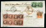 Stamp of France » Collections 1850-1854, Lot de 21 lettres avec 1ère émission Cérès 1849