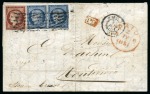 Stamp of France » Collections 1850-1854, Lot de 21 lettres avec 1ère émission Cérès 1849