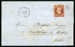 Stamp of France » Collections 1853-1862, Lot de 27 lettres avec Empire ND et Présidence