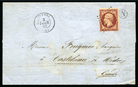 Stamp of France » Collections 1853-1862, Lot de 27 lettres avec Empire ND et Présidence