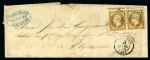 Stamp of France » Collections 1853-1862, Lot de 27 lettres avec Empire ND et Présidence