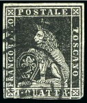 Stamp of Italian States » Tuscany ITALY - TUSCANY 1851 1q (2)