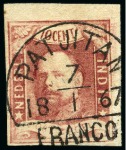Stamp of Netherlands Colonies » Netherlands Indies Netherlands Indies 1864-1868 10C imperf. and perf.