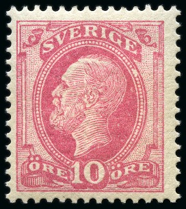 Stamp of Sweden 1858-1986 Attractive and valuable mostly never hinged collection in one large album
