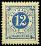 Stamp of Sweden 1858-1986 Attractive and valuable mostly never hinged collection in one large album