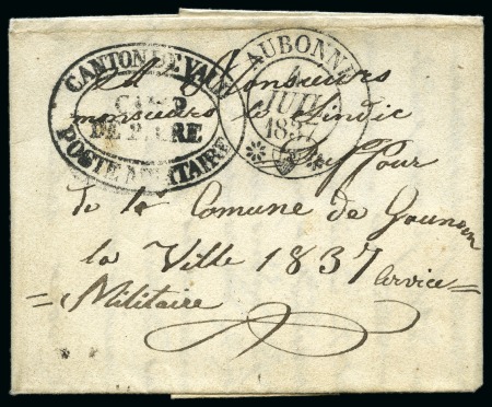 Stamp of Switzerland / Schweiz » Sammlungen 1793-1880, Partie mit über 100 Briefe und Briefstücke