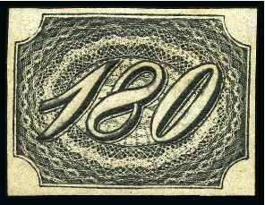 Stamp of Brazil 1843-44 Attractive and valuable selection of mostly INCLINADOS issues 