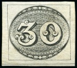 Stamp of Brazil 1843-44 Attractive and valuable selection of mostly INCLINADOS issues 