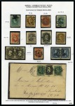 Stamp of Brazil 1866-79, Specialised exhibition collection on cancels 