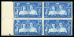 Stamp of South Africa » Union & Republic of South Africa 1947 Royal Visit set of nine colour trials in mint nh blocks of four