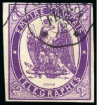 Stamp of France » Télégraphe Télégraphe Yv. 1 à 4, obl., TB (Yv. € 1'000)
