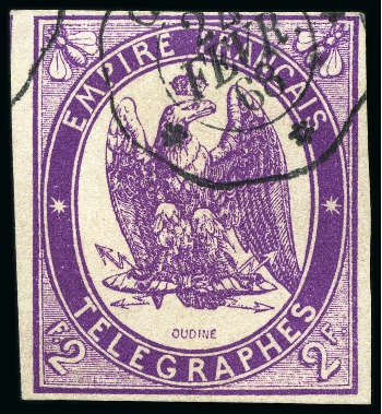 Stamp of France » Télégraphe Télégraphe Yv. 1 à 4, obl., TB (Yv. € 1'000)