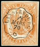 Stamp of France » Télégraphe Télégraphe Yv. 1 à 4, obl., TB (Yv. € 1'000)