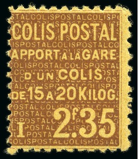 Stamp of France » Colis Postaux Colis postaux, Yv. 97, neuf avec charnière légère, TB, rare, signé Bento (Yv. € 2'000)