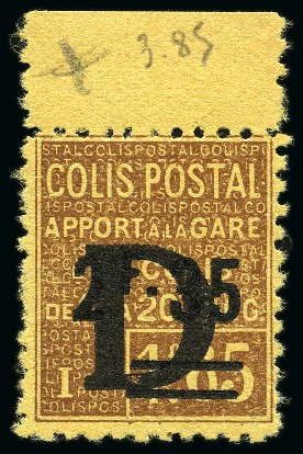 Stamp of France » Colis Postaux Colis postaux, Yv. 131, neuf sans charnière, TB, signé Bento (Yv. € 1'350)