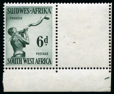 Stamp of South West Africa 1960 Definities 6d myrtle-green