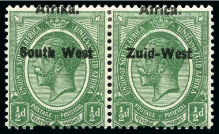 Stamp of South West Africa 1923 Kings Head 1/2d green, type I