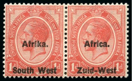 Stamp of South West Africa 1923 Kings Head 1d rose-red, type I