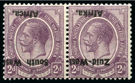 Stamp of South West Africa 1923 Kings Head 2d dull purple, type I