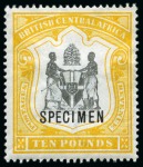 Stamp of Nyasaland » British Central Africa 1891-1904, Mint collection incl. SPECIMENS