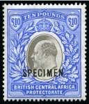 Stamp of Nyasaland » British Central Africa 1891-1904, Mint collection incl. SPECIMENS