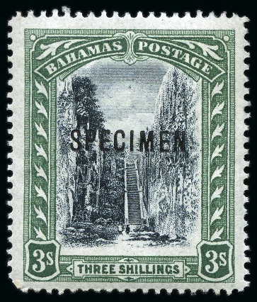 Stamp of Bahamas 1901-03 and 1902-10 SPECIMEN sets