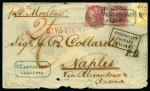 Stamp of Italy » Italy and Areas Collections and Lots 1806-1869 MARITIME MAIL ITALIAN STATES: Accumulation of 84 maritime covers to, through or from Italy