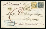 Stamp of Italy » Italy and Areas Collections and Lots 1806-1869 MARITIME MAIL ITALIAN STATES: Accumulation of 84 maritime covers to, through or from Italy
