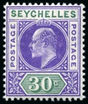 Stamp of Seychelles 1890-2006, Mint & used collection in 5 springback albums