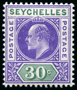 Stamp of Seychelles 1890-2006, Mint & used collection in 5 springback albums