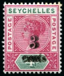 Stamp of Seychelles 1890-2006, Mint & used collection in 5 springback albums