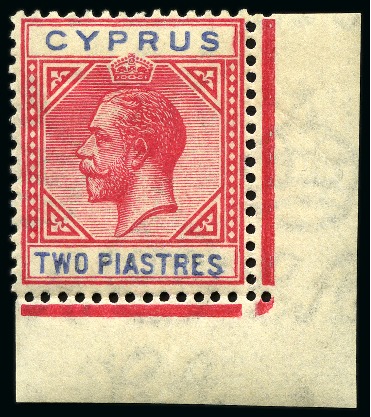 Stamp of Cyprus » King George V Issues 1921-23 2pi with "broken bottom left triangle" variety