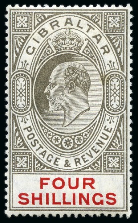 Stamp of Gibraltar 1906-11 MCA 2s purple and bright blue on blue, mint