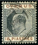 Stamp of Cyprus » King Edward VII Issues 1904-10 Varieties