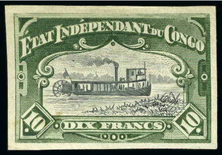 Stamp of Belgian Congo 1886-1960, Attractive and valuable chiefly mint collection in large stockbook