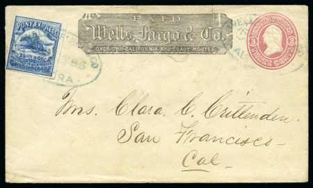 Stamp of United States 1844-70, Small specialised LOCAL POST collection 