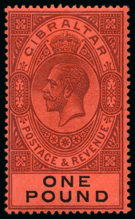Stamp of Gibraltar 1912-24 MCA  2s purple and bright blue on blue, mint (119)