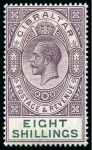 Stamp of Gibraltar 1912-24 MCA  2s purple and bright blue on blue, mint (119)