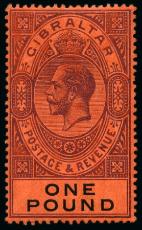 Stamp of Gibraltar 1912-24 MCA  2s purple and bright blue on blue, mint (119)