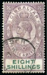 Stamp of Gibraltar 1912-24 MCA  2s purple and bright blue on blue, mint (119)
