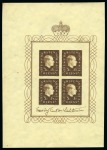 Stamp of Liechtenstein Liechtenstein 1939 5Fr Duke IMPERFORATE SHEETLET