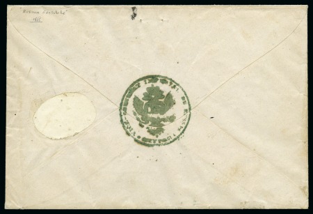 Stamp of Cyprus » The Ottoman Empire 1571-1878 1865 Envelope from the Russian Consulate to Nicosia