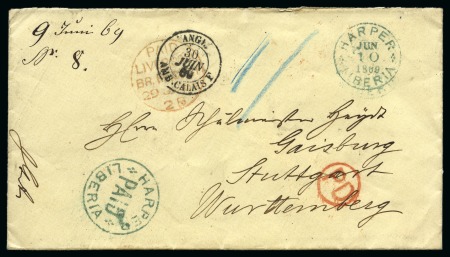 Stamp of Liberia 1869